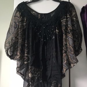 Sheer shirt